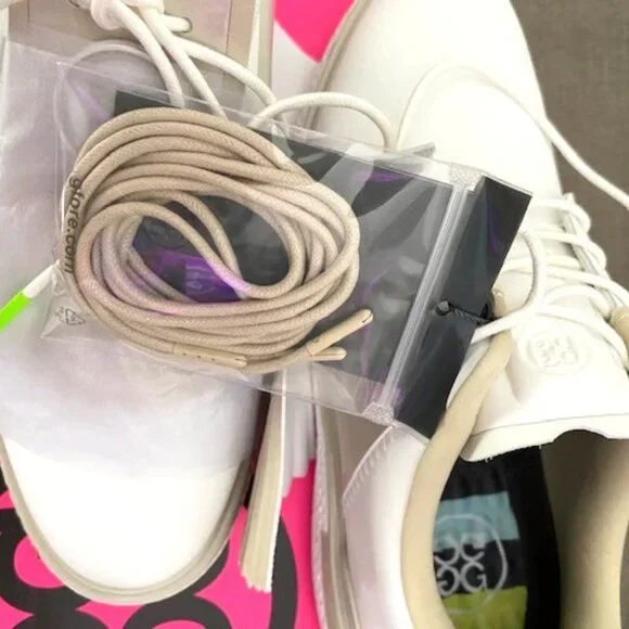 G/FORE GALLIVAN2R KILTIE GOLF WOMENS GOLF SHOES STONE SIZE 8 - Picture 6 of 7